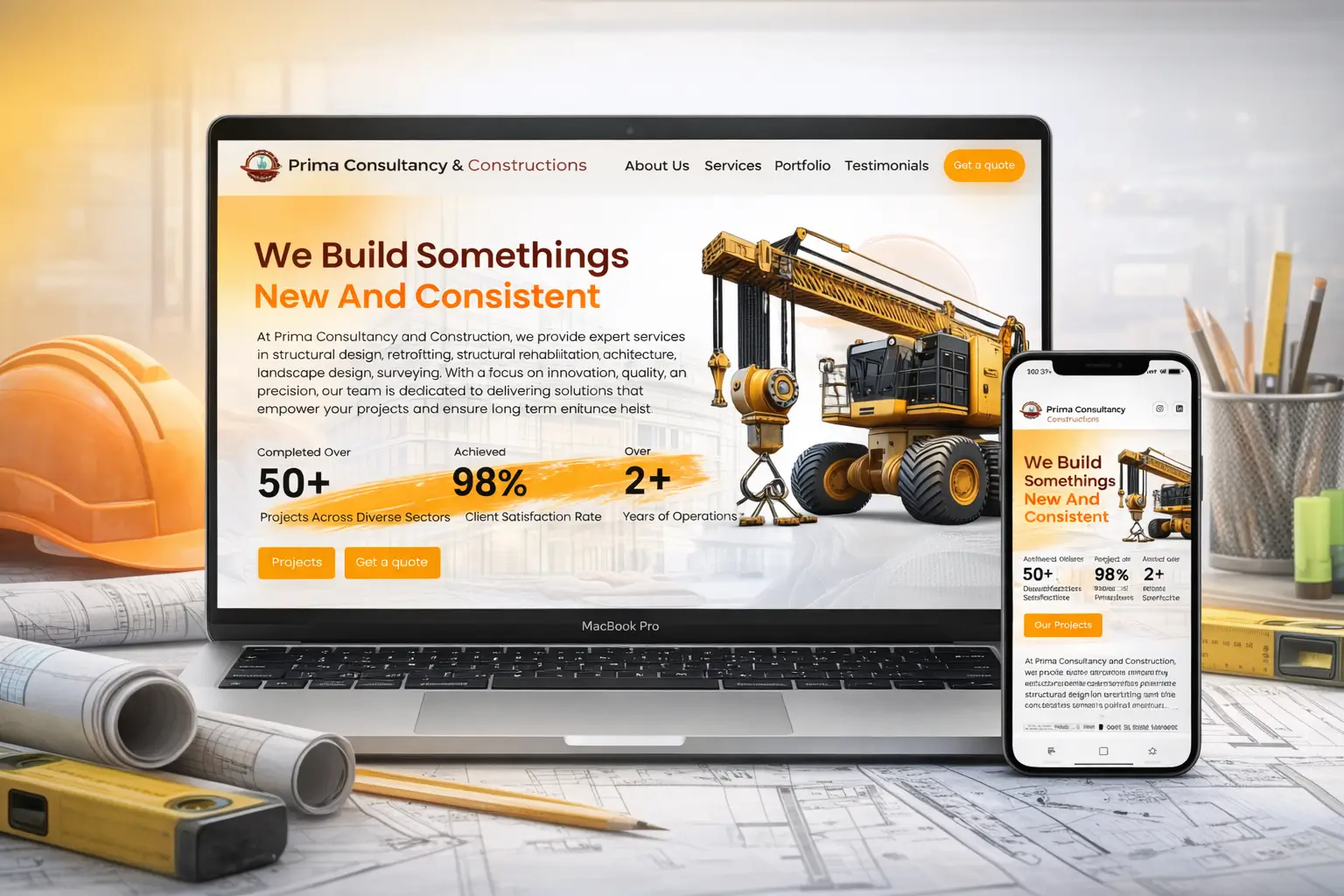 Case Study: A React Website for a Structural Design Firm, Built to Win Builder and Architect Enquiries