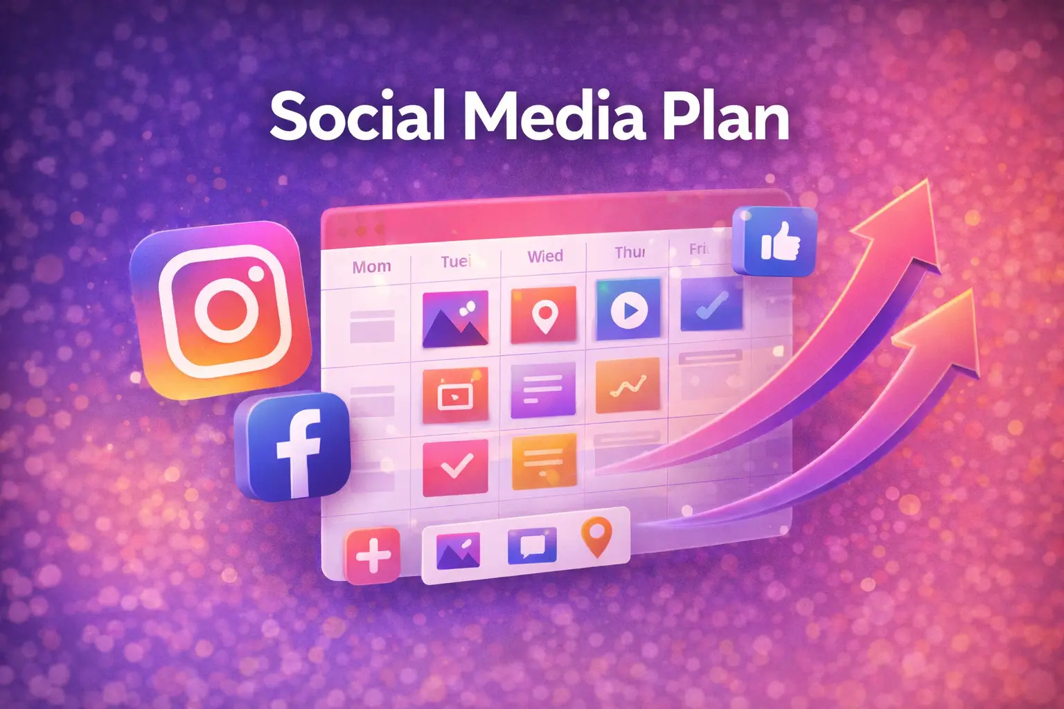 Simple Social Media & GMB Content Plan for Small Local Brands