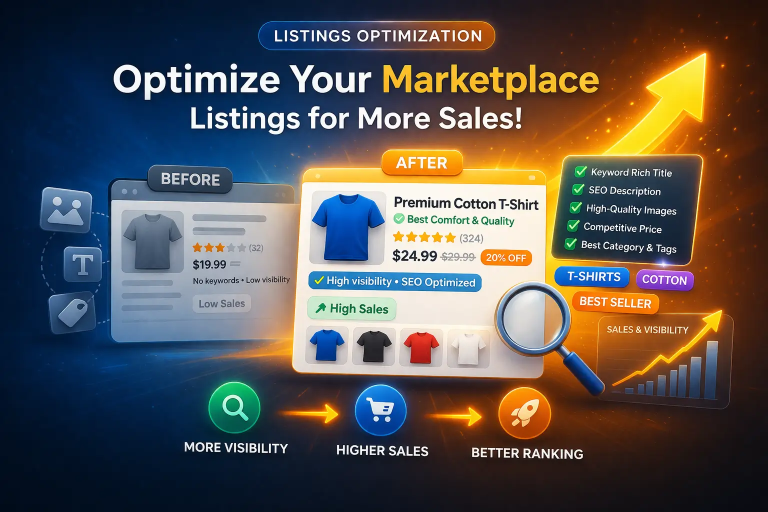 Why Professional Amazon, Flipkart, Meesho & Etsy Listings Matter More Than You Think